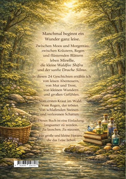 Rückseite des Buches Mirelle und die leisen Wunder des Waldes